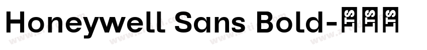 Honeywell Sans Bold字体转换